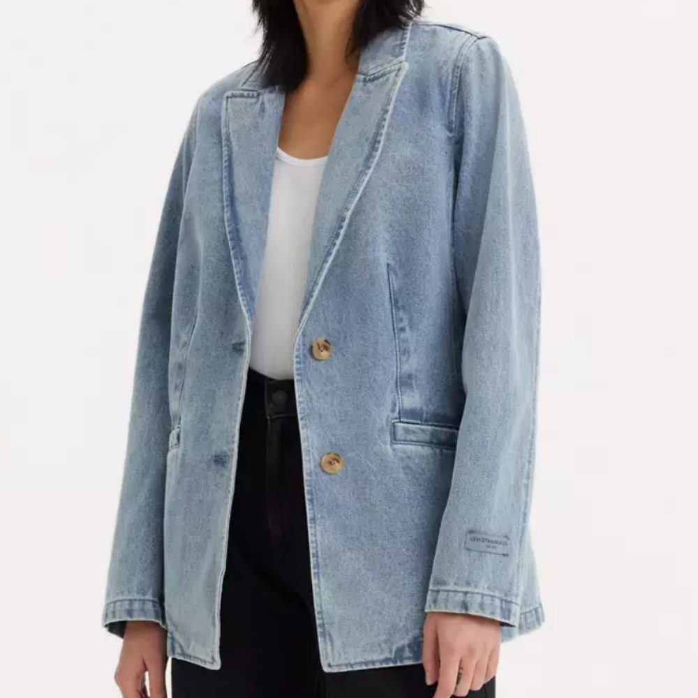 Levi's Denim Jacket Blazer XL Medium Wash